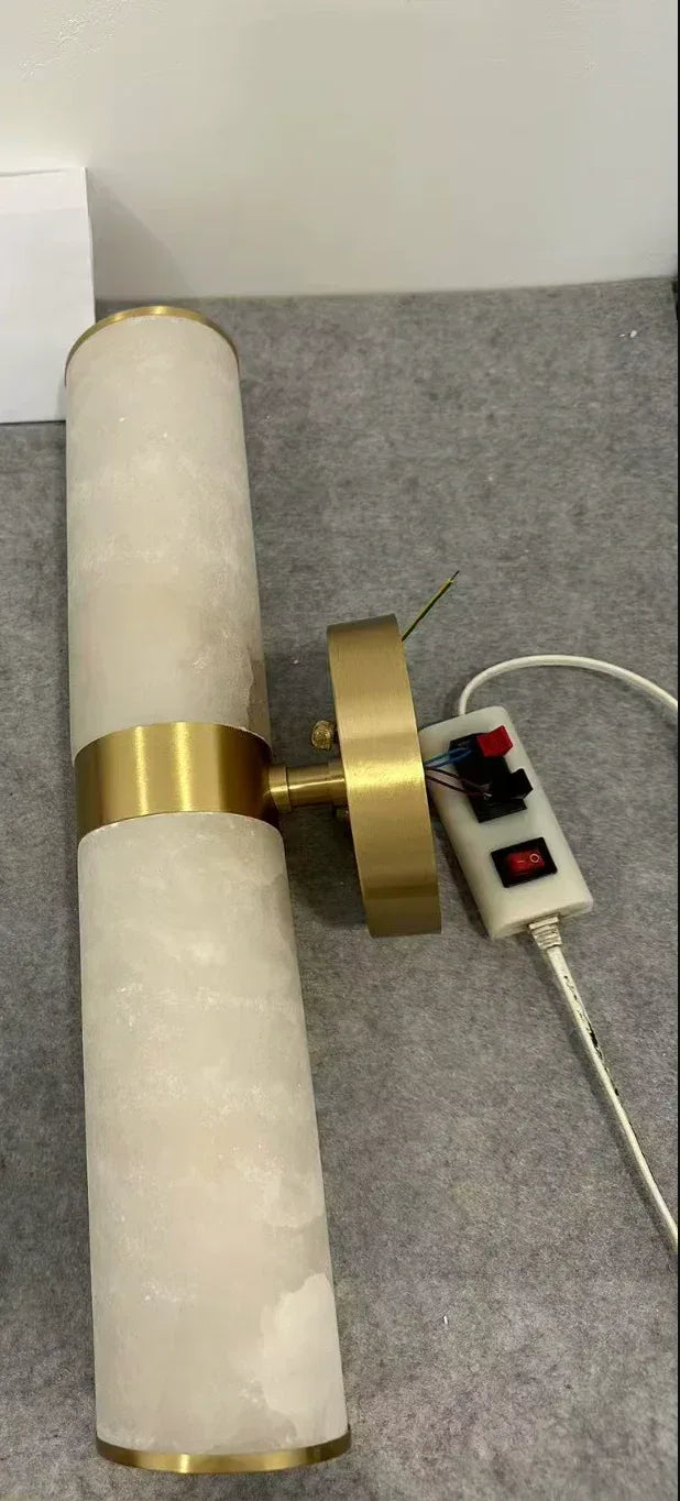 Marble Lamp Spanish Marble Solid Copper Wall Sconce