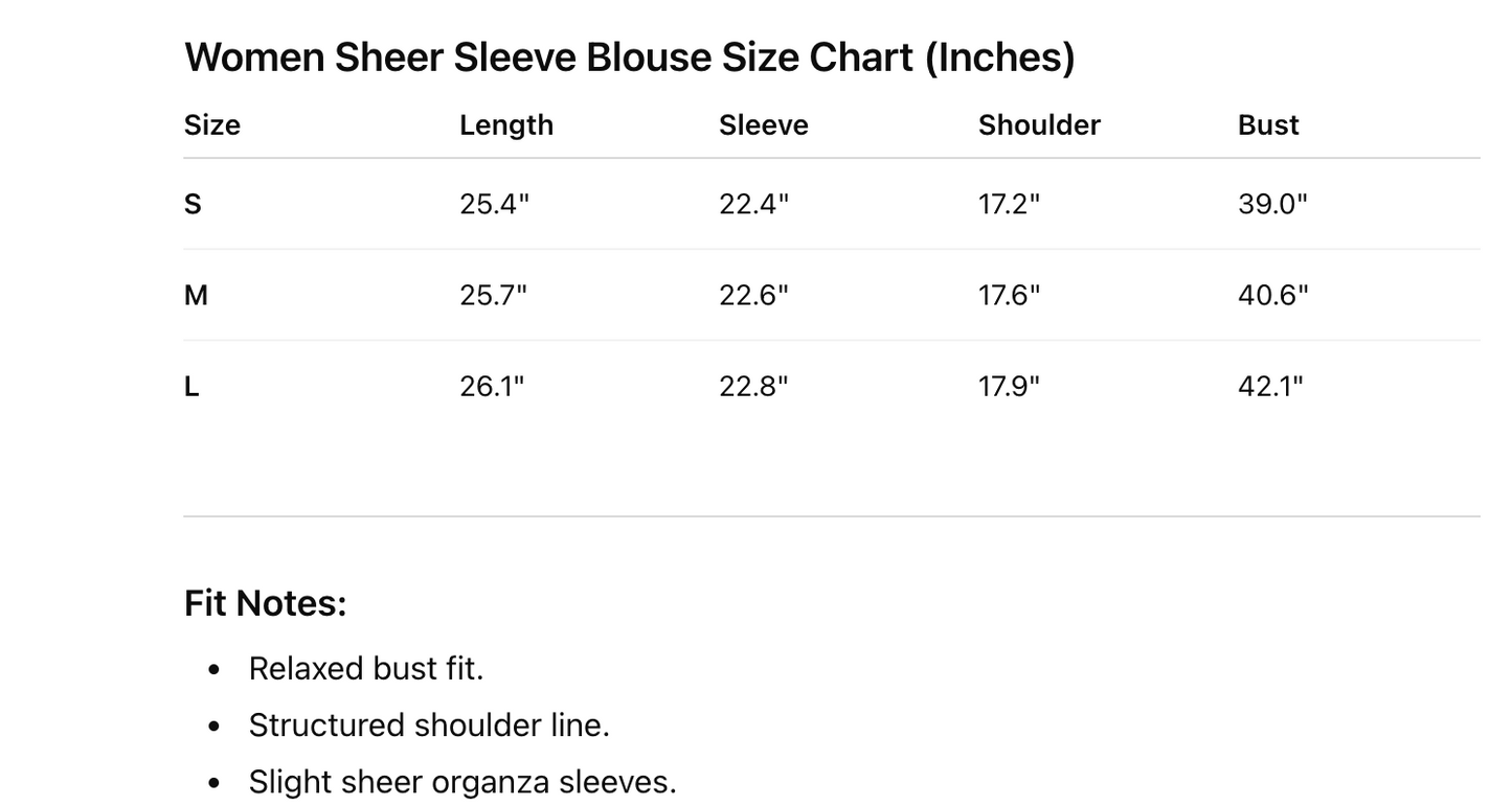 Sheer organza patchwork collared blouse for women