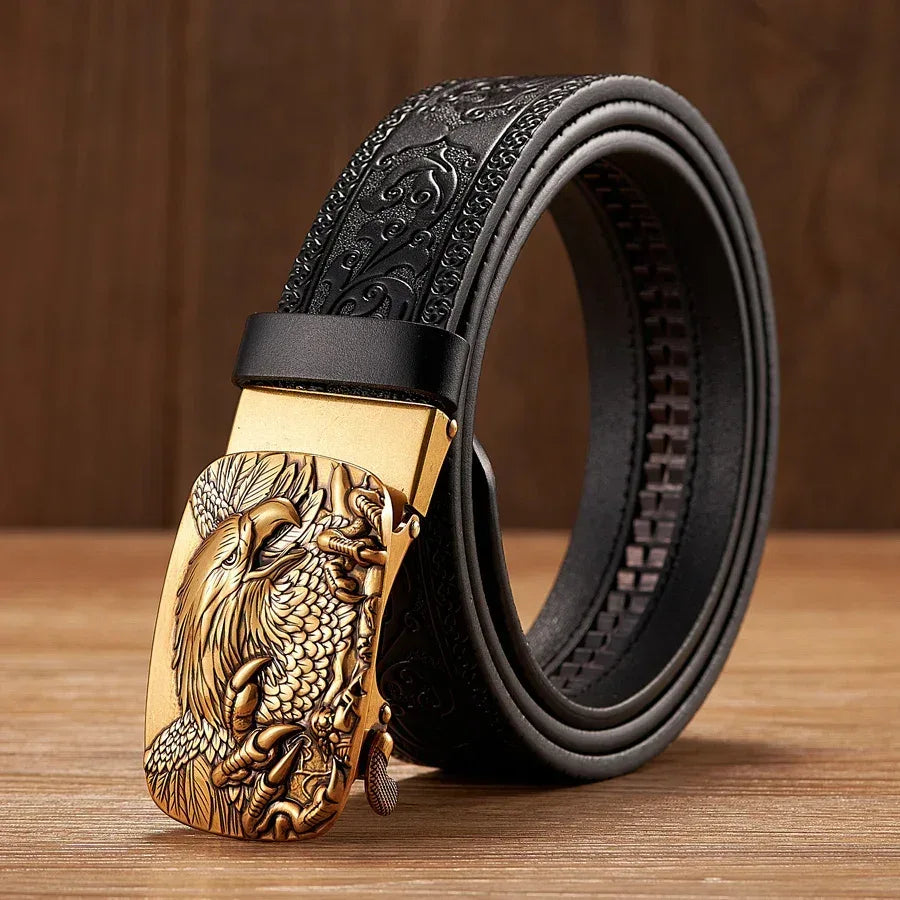 Genuine Leather Eagle Belt for Men