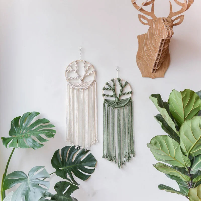 Tree of Life Macrame Wall Hanging Dream Catcher