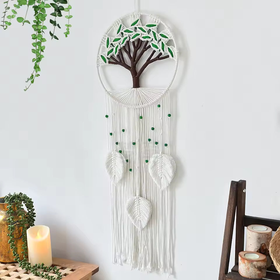 Macrame Tree of Life Dream Catcher Wall Hanging