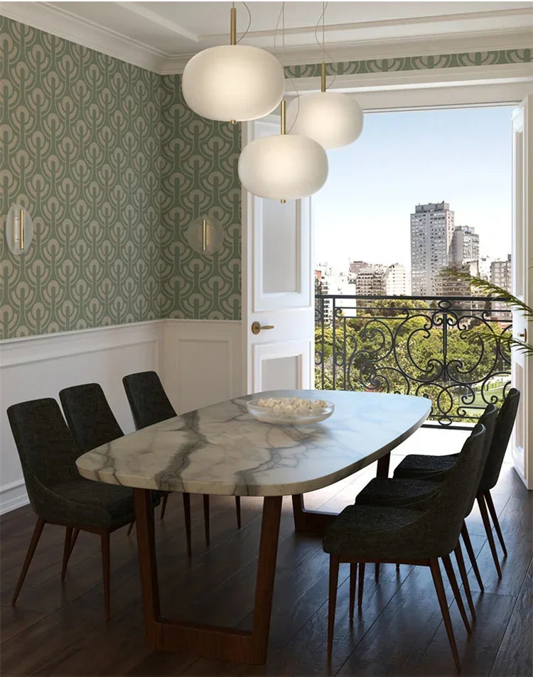 Nordic Double Globe Pendant Lamp Ceiling Light