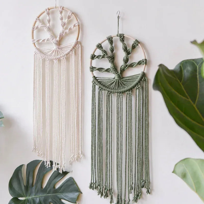 Tree of Life Macrame Wall Hanging Dream Catcher