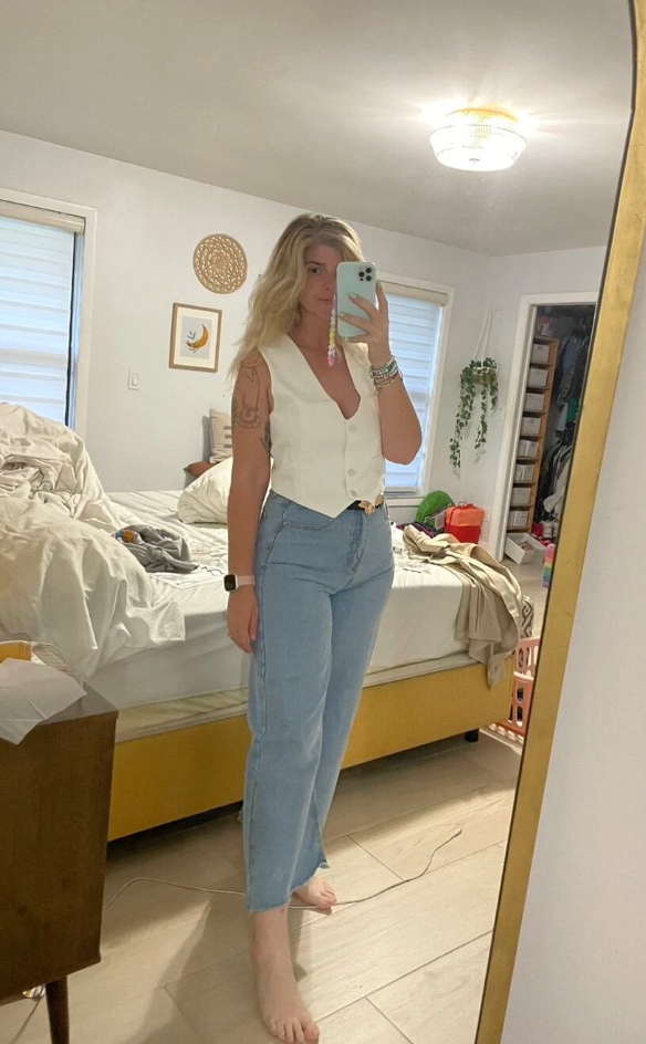 "Sleeveless cotton vest for summer boholivingroom"