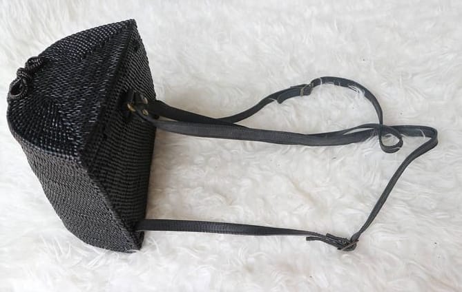 Natural Wicker Rattan Bali Backpack