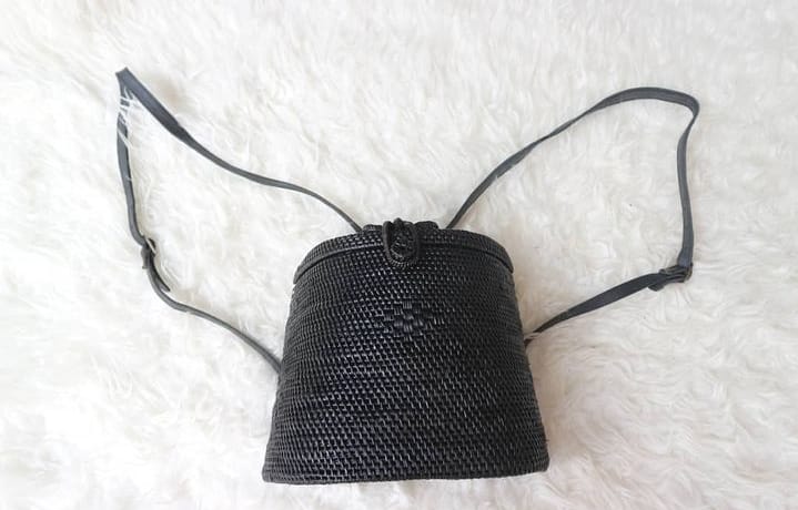 Natural Wicker Rattan Bali Backpack