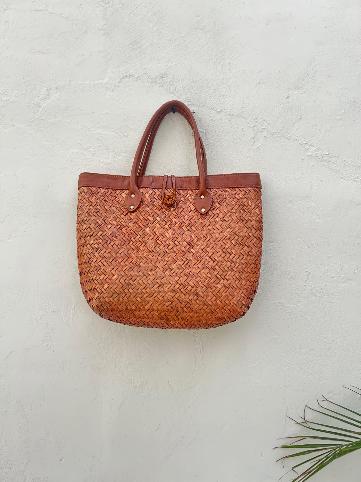 Handwoven Straw Tote Bag
