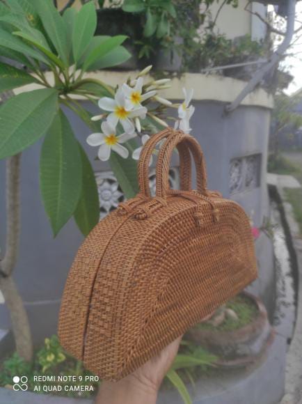 Rattan Bag Waffle Style