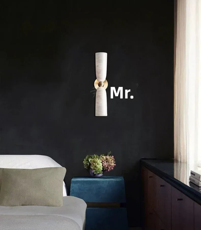 French Retro Marble Wall Lamp Sconce