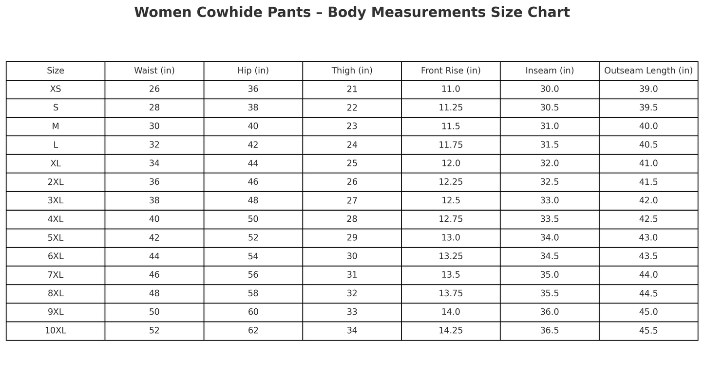 real cowhide pants black and white