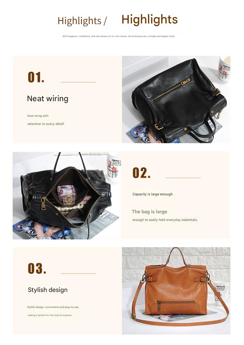 Women’s Genuine Leather Crossbody Handbag