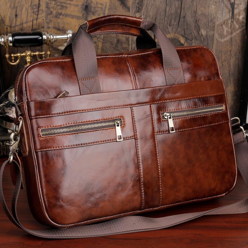 Laptop Briefcase and Leather Business Bag for Work