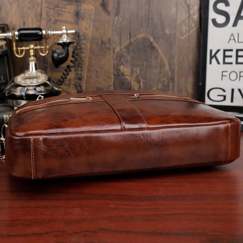Laptop Briefcase and Leather Business Bag for Work