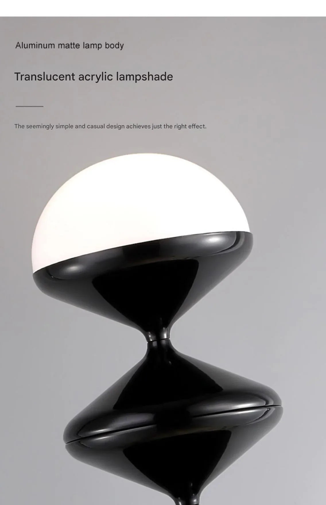 Contemporary nordic gourd floor standing lamp