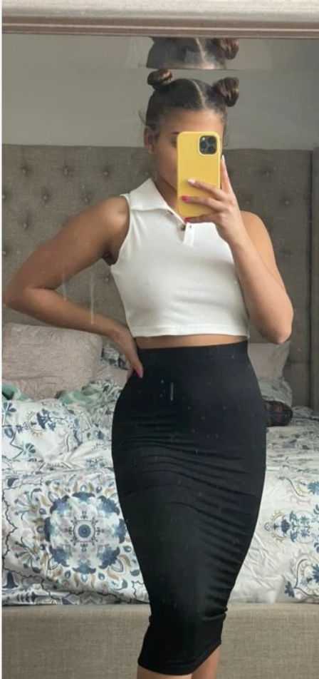 High Waist Below Knee Pencil Skirts
