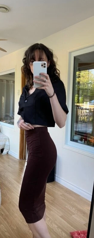 High Waist Below Knee Pencil Skirts
