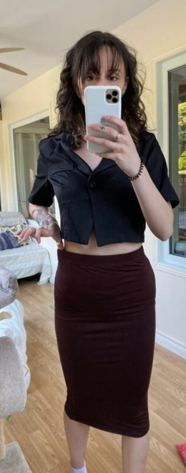 High Waist Below Knee Pencil Skirts