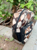 Handmade cowhide patchwork backpack