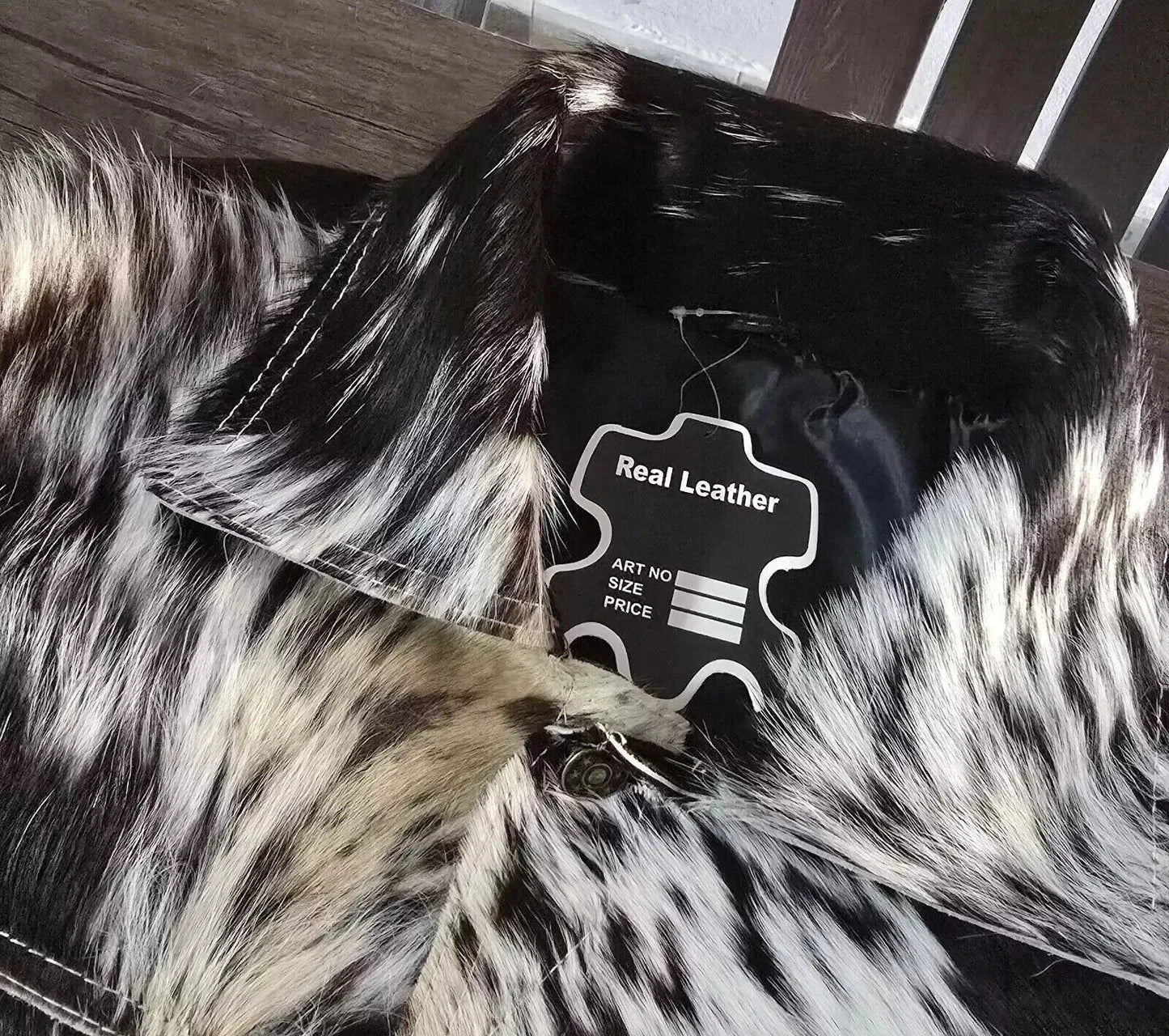 Tricolor Cowhide Jackets Men Women