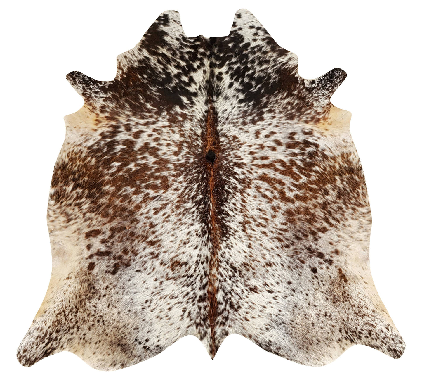 Mini Cowhide Rug Dark Speckled