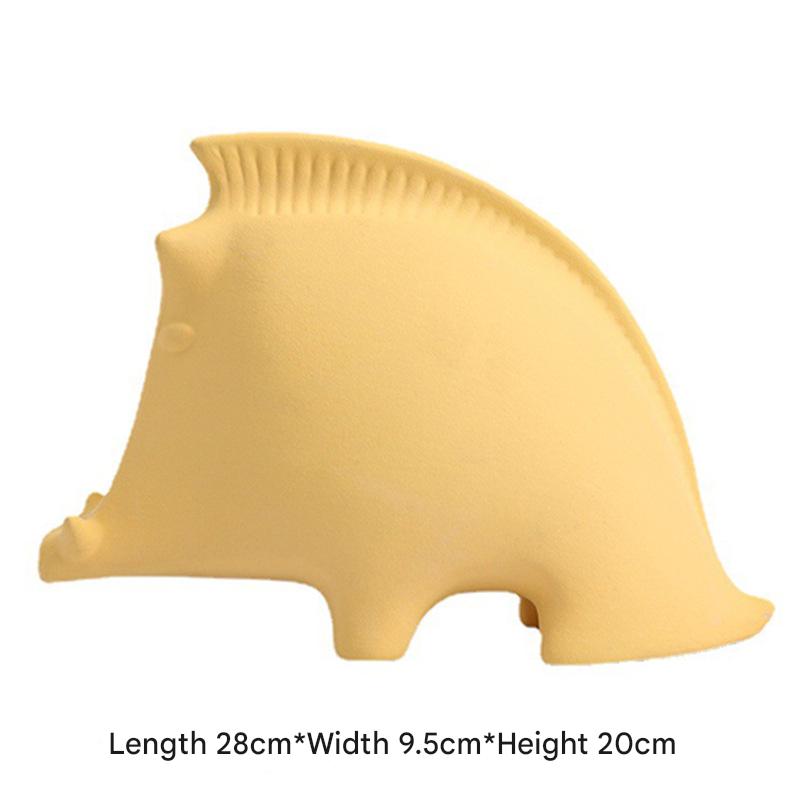 Modern Art Wild Boar Ornament Resin Sculpture for Home Décor