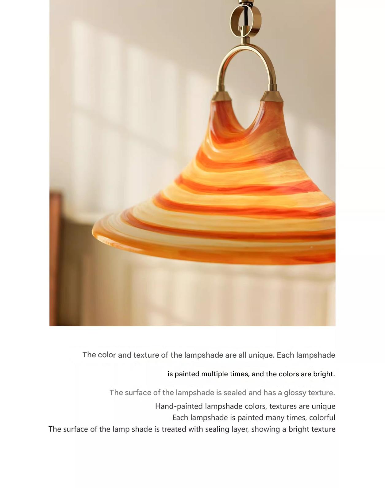 Retro Horn Pendant Light Adjustable Plexiglass Ceiling Chandelier