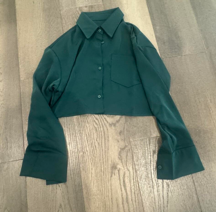 cropped blouses for women summer spring