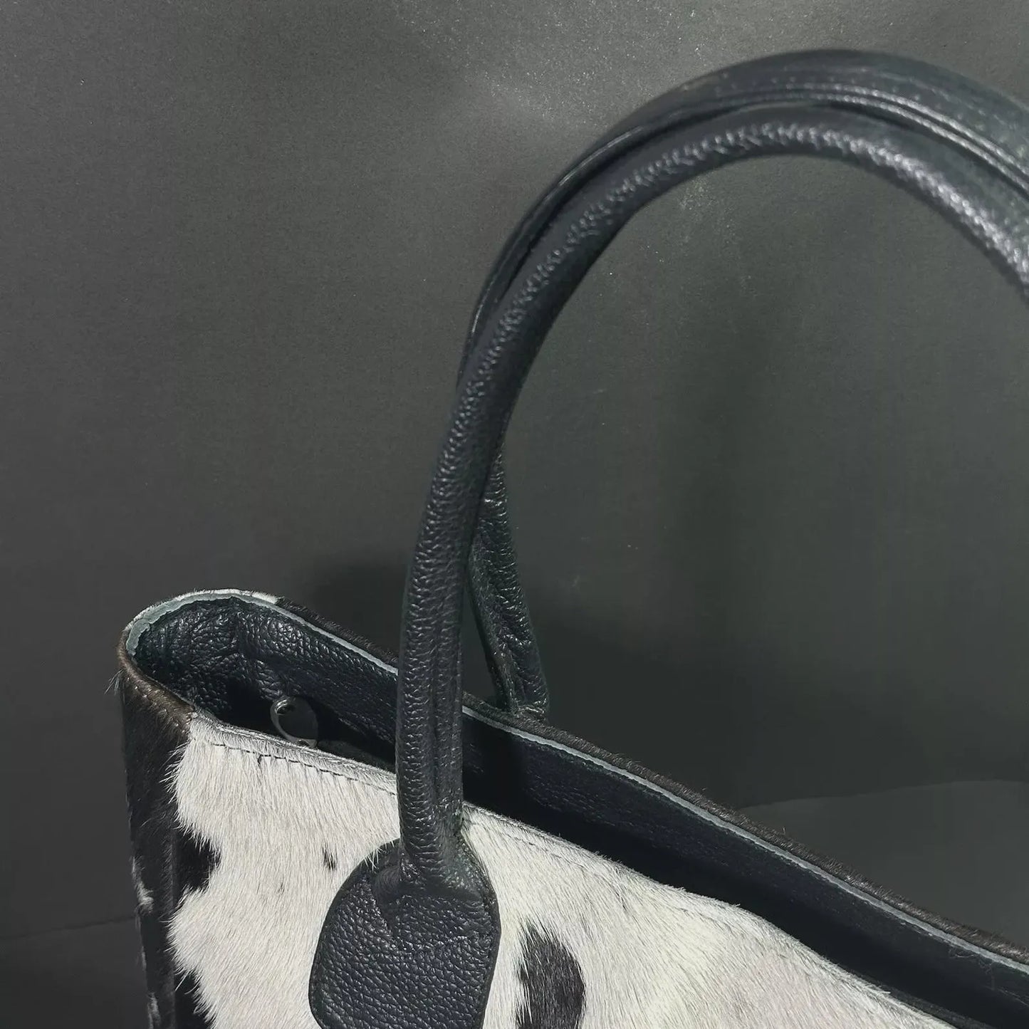 Hair-On Leather Western Cowhide Shoulder Bag