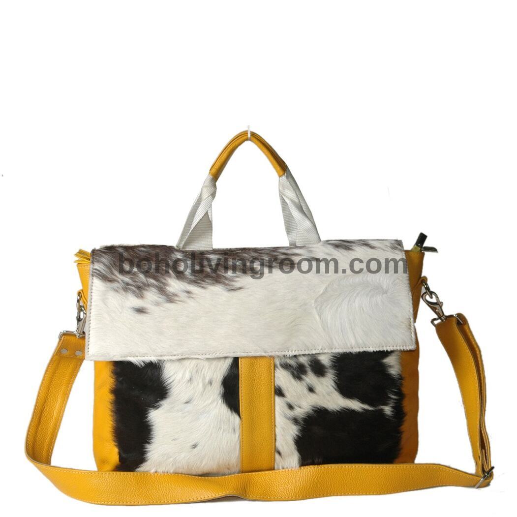 Natural Cowhide Office Bag