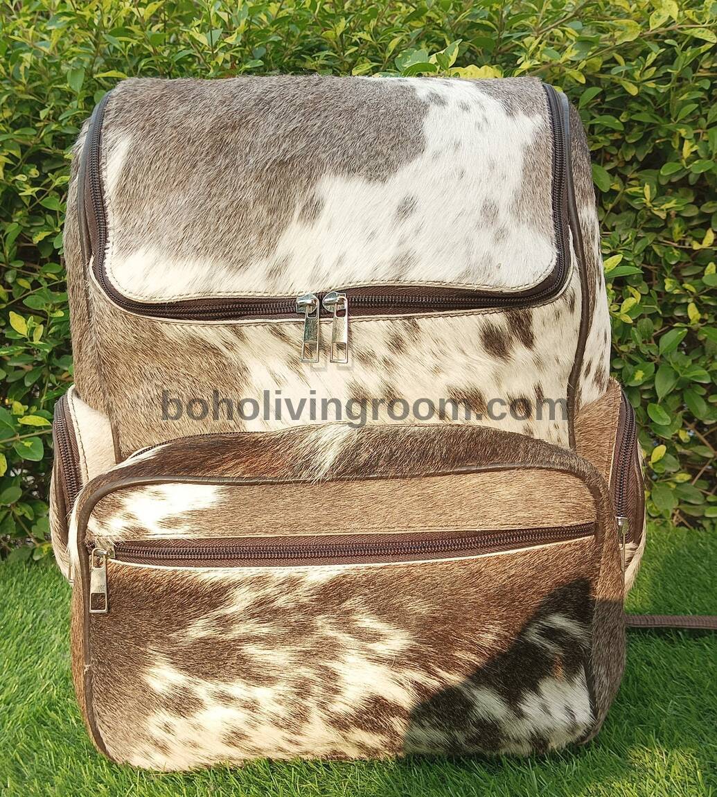 Rustic Natural Cowhide Bag