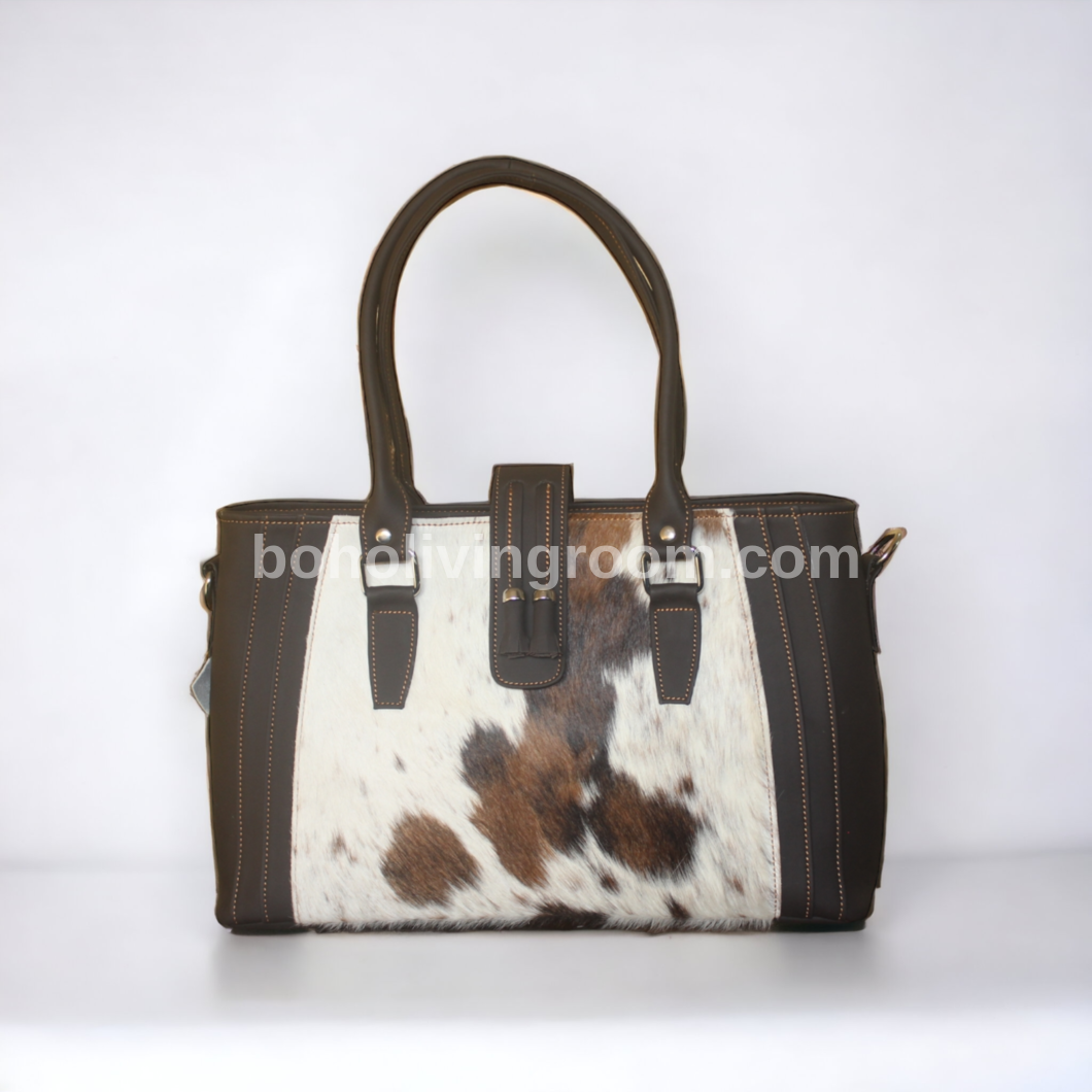 Real Natural Cowhide Shoulder Bag