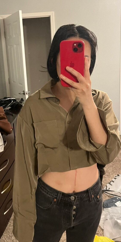 cropped blouses for women summer spring