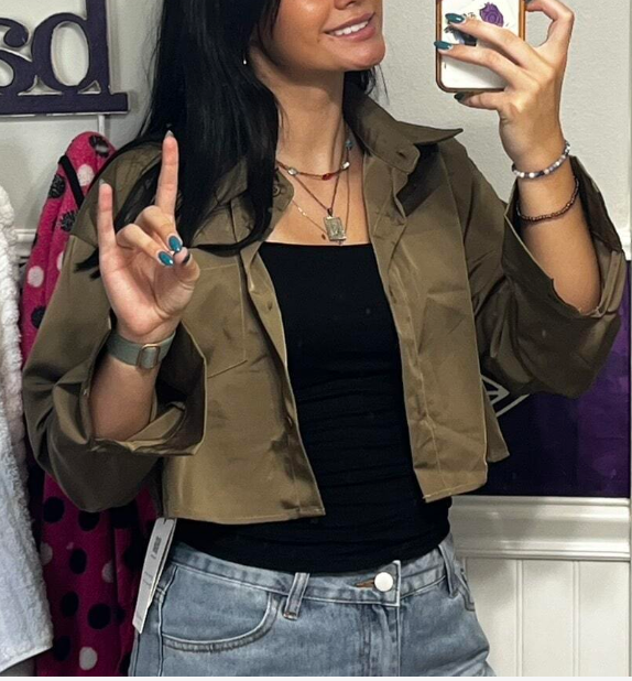 cropped blouses for women summer spring