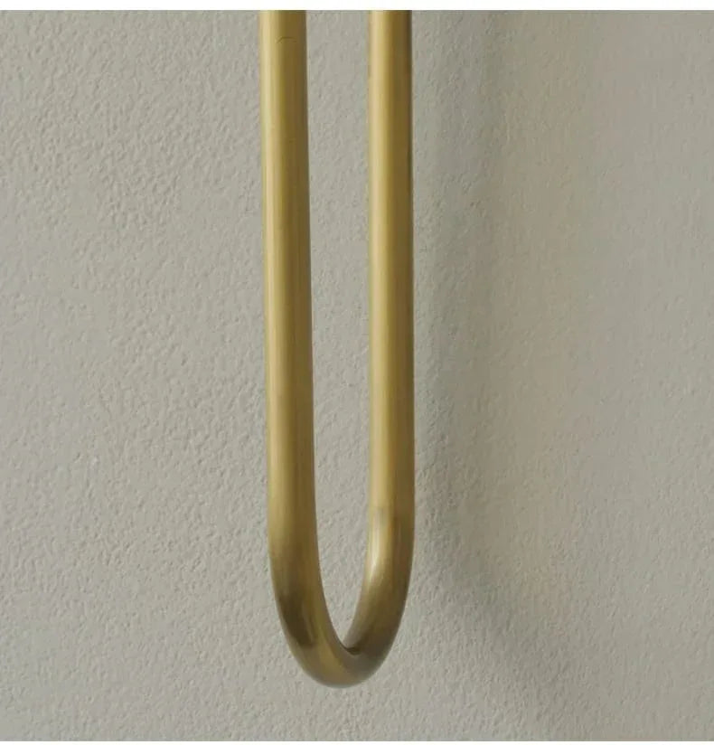 Modern Brass Wall Sconce Minimalist Copper Wall Lamp