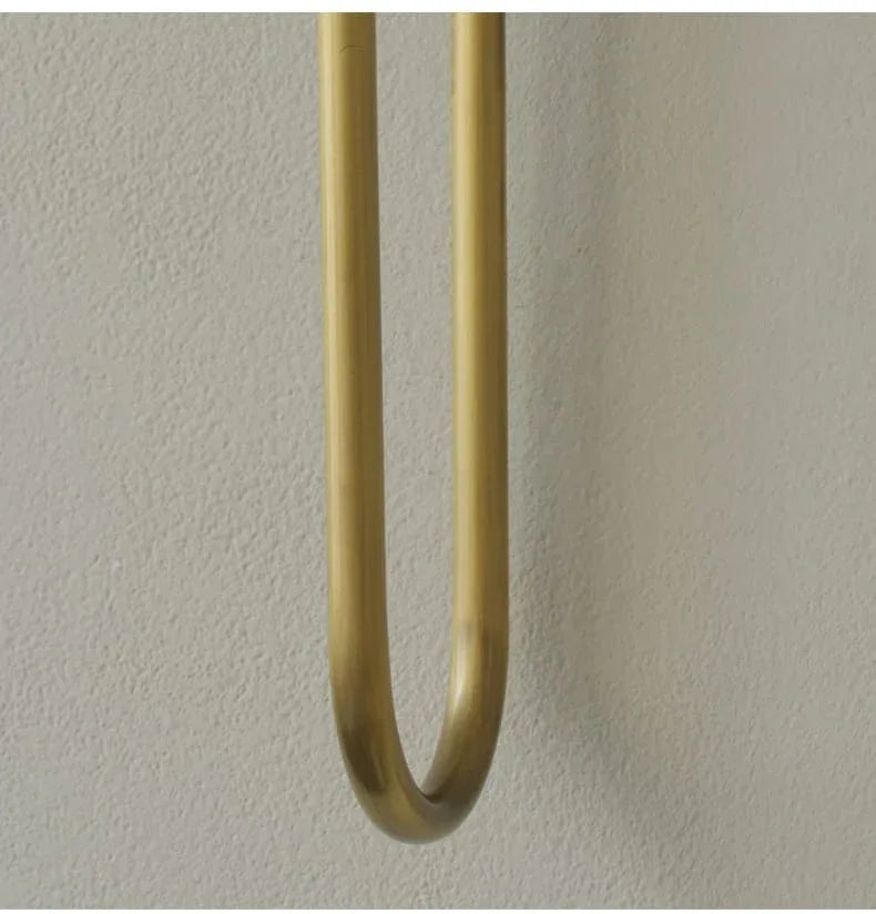 Modern Brass Wall Sconce Minimalist Copper Wall Lamp