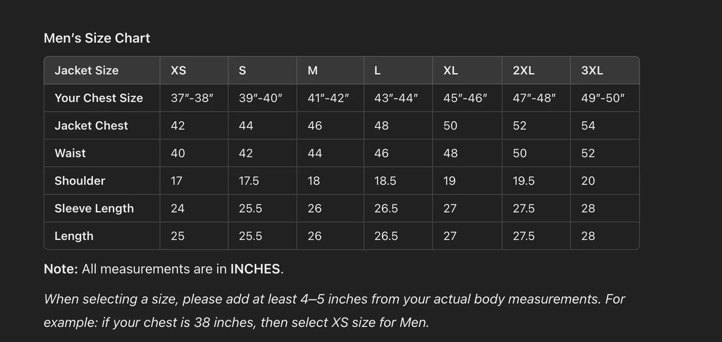 Men's Shearling Fur Leather Jacket