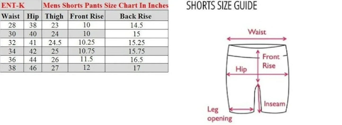 Men Black Genuine Leather Shorts with Drawstring Waist
