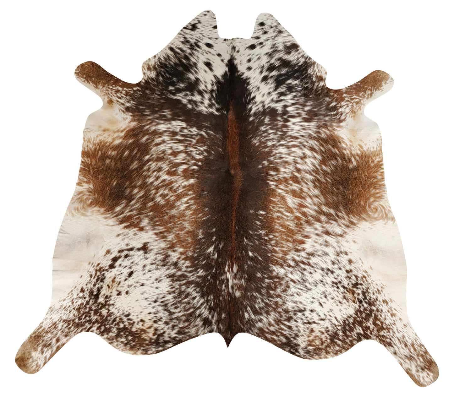 Create a cozy and rustic ambiance with our extra small cowhide rugs. Easy to care for, they effortlessly add a western or southern flair to any room.