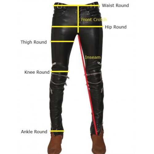 Real Leather Skinny Fit Pant