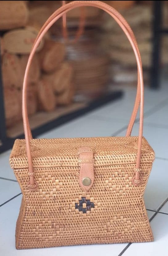 Stylish Unique Rattan Handbag