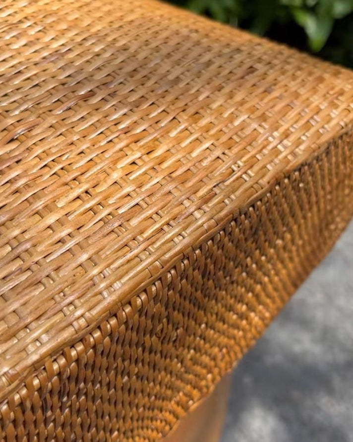 Irregular Natural Rattan Bag