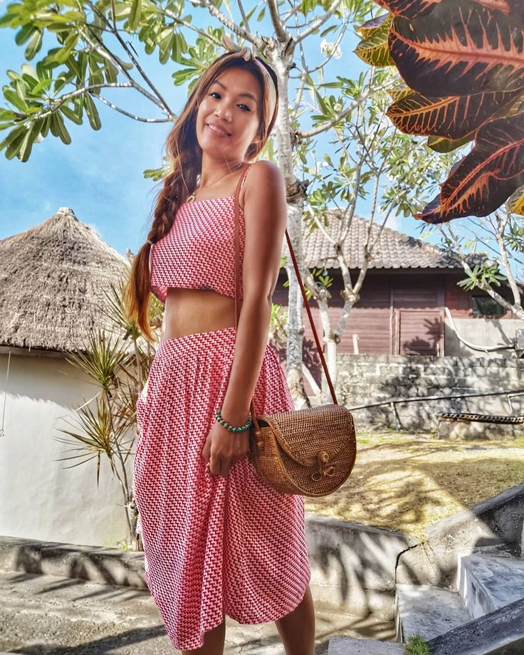 Handwoven Boho Rattan Sling Crossbody Bag