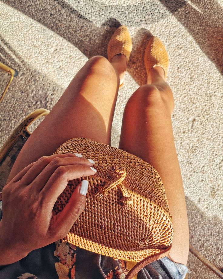 Real Rattan Crossbody handbags