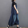 Oversized Women Denim Overalls Jumpsuit