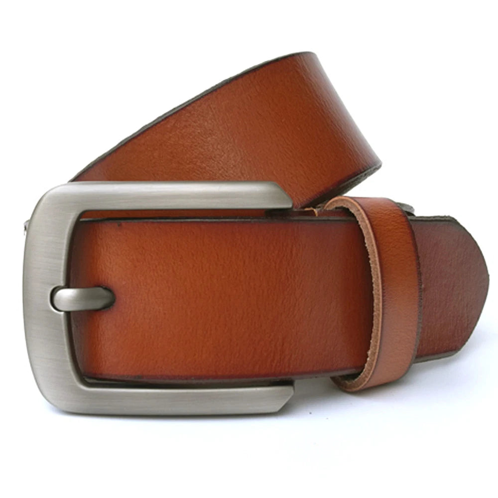 Genuine Cowhide Leather Belt for Men Tall Sizes