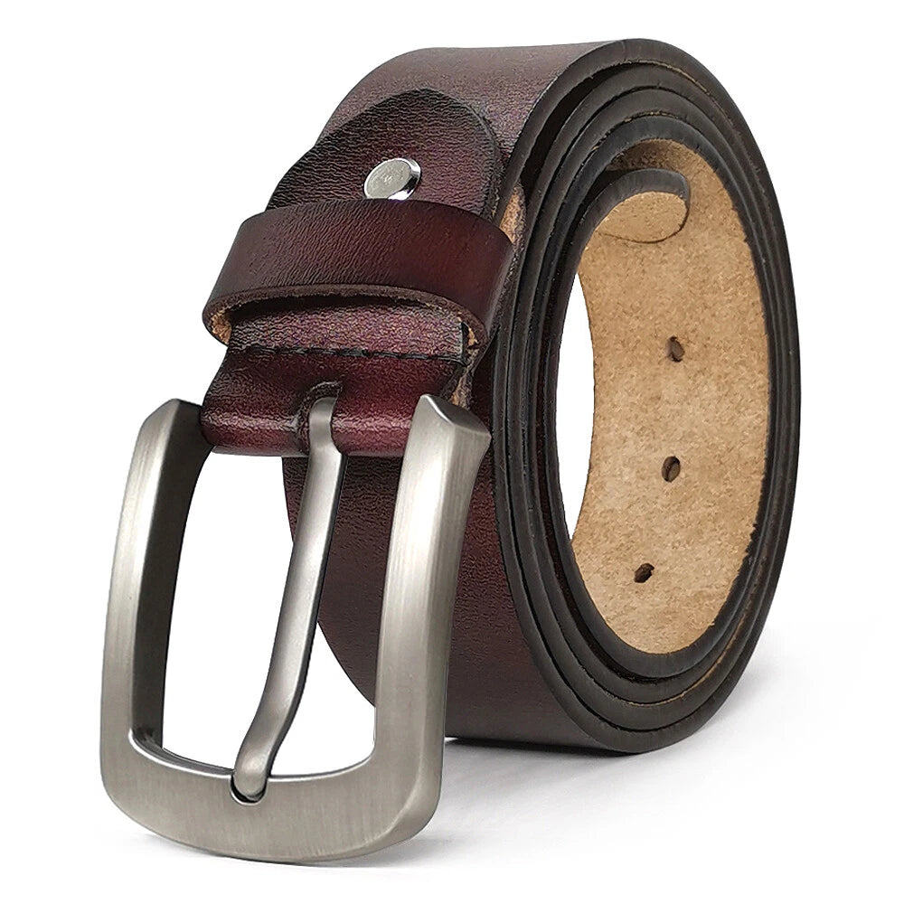 Genuine Cowhide Leather Belt for Men Tall Sizes