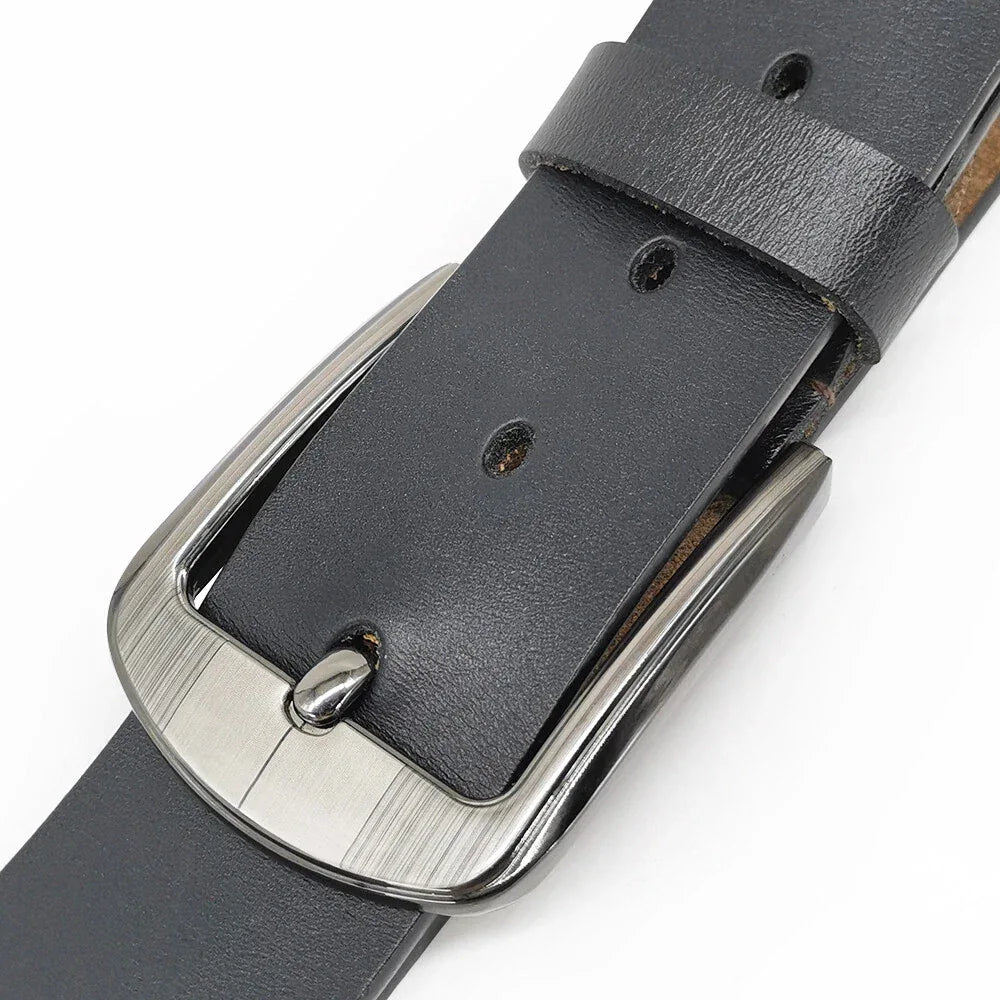 Extra Long Soft Leather Belt for Jeans