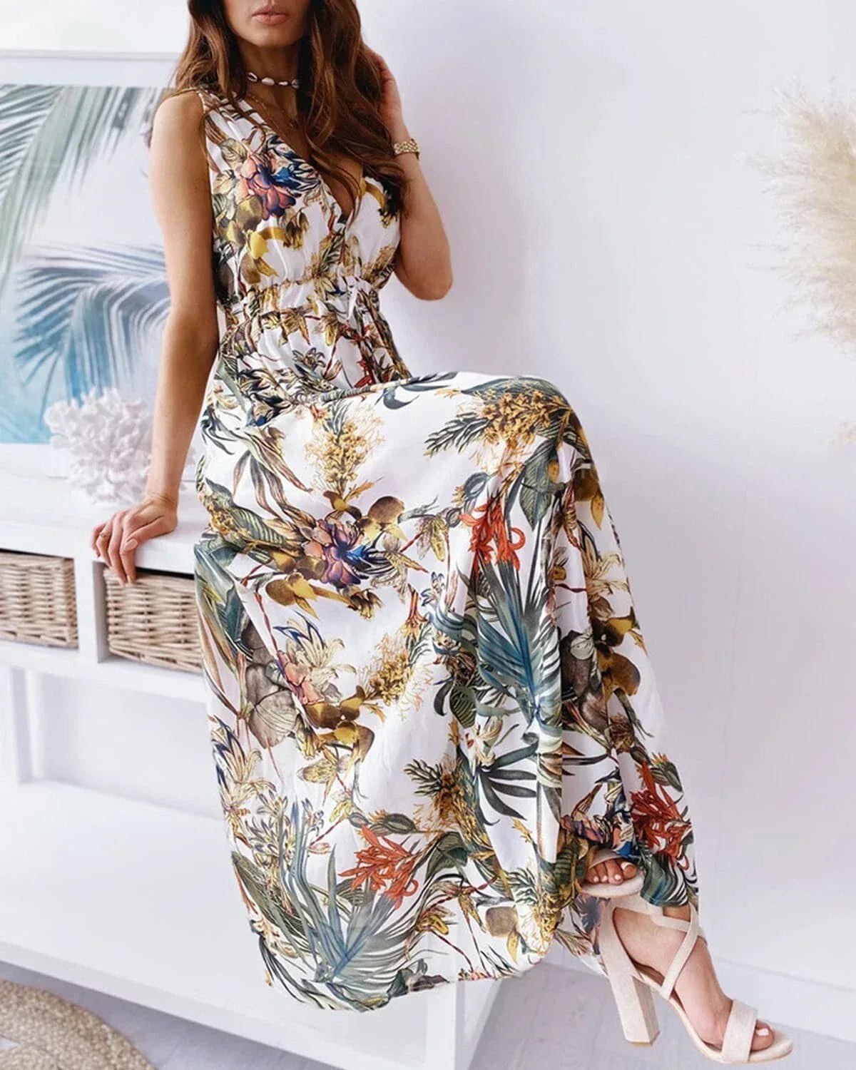 long flowy beach dress Women Oversized Baggy Cotton Linen Maxi Dresses Summer V Neck Casual Loose Floor Length Beige at Amazon Women's Clothing store Pure cotton is most gentle on the skin and also easy to care Golden Hour Goddess Flowy Maxi