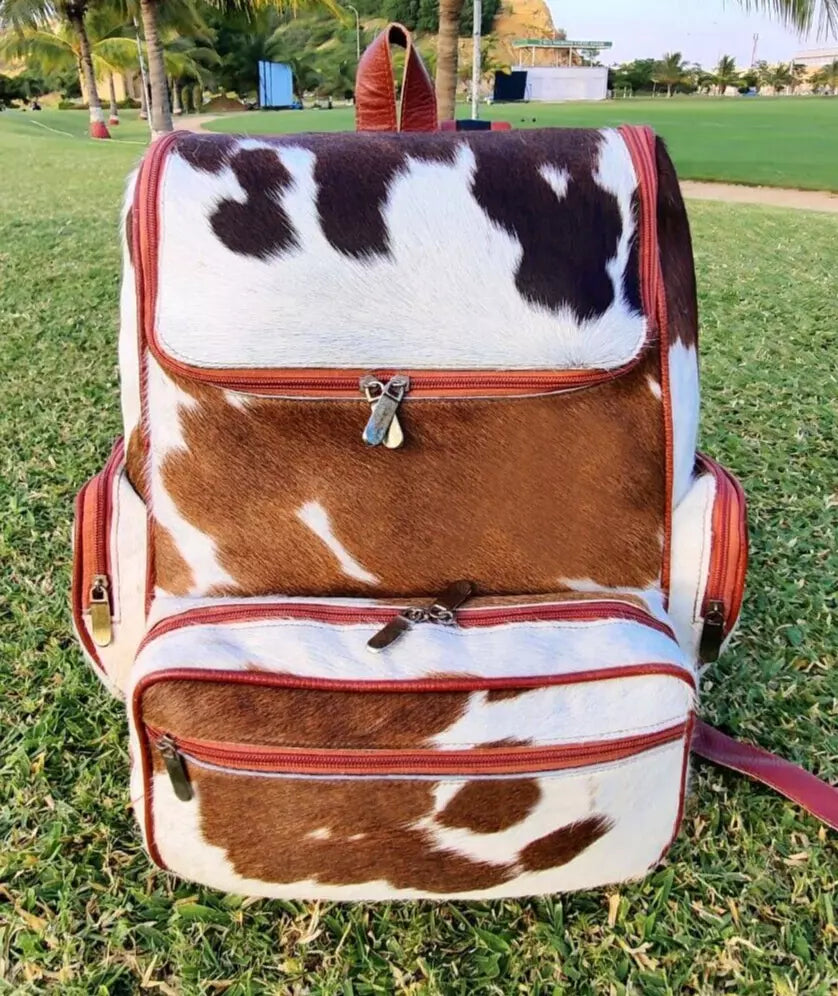 Real Cowhide Knapsack