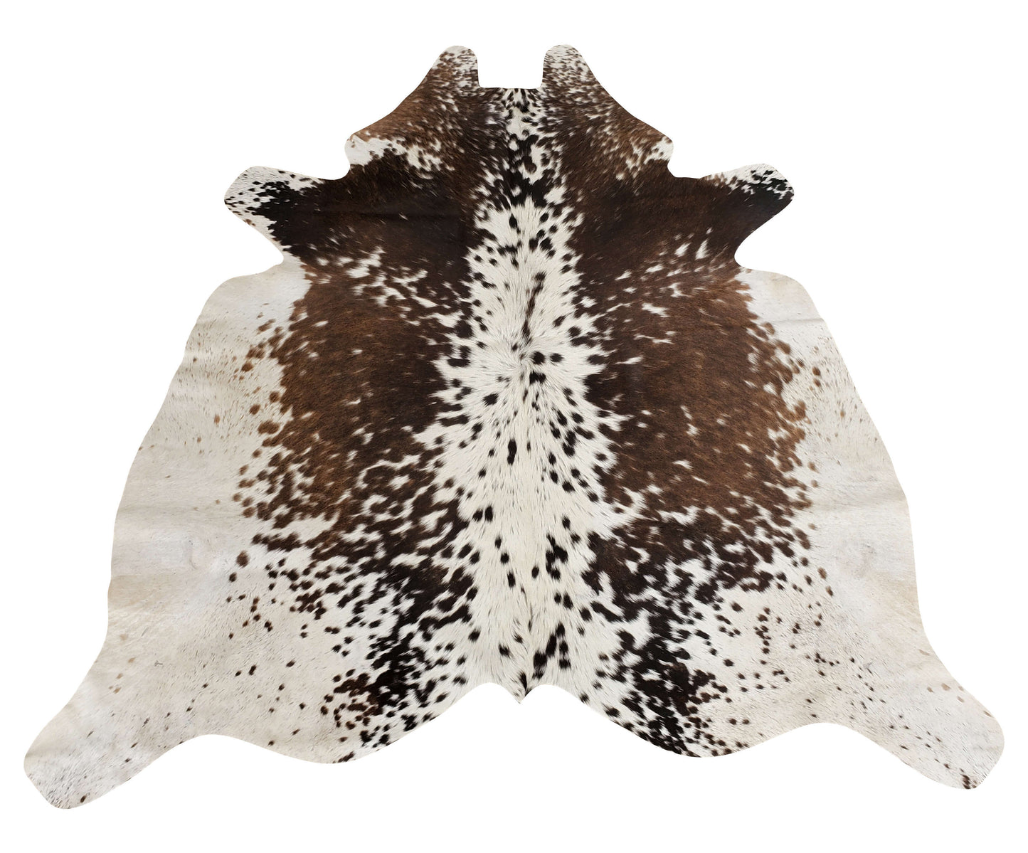 Small Cowhide Rug Speckled Tricolor